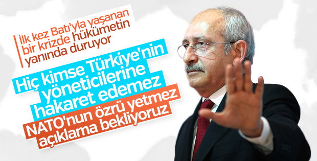 Kemal Kılıçdaroğlu NATO'nun özrünü yeterli bulmadı