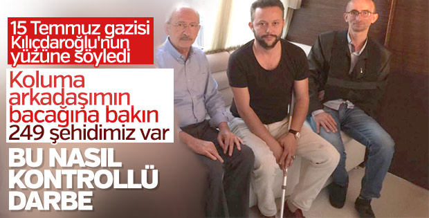 15 Temmuz gazileri CHP'yi yalanladı