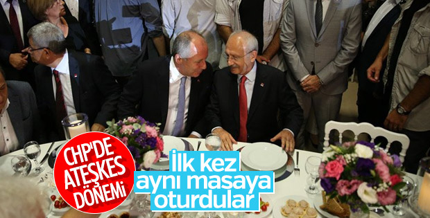 Kemal Kılıçdaroğlu ile Muharrem İnce aynı karede