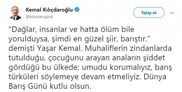 Kemal Kılıçdaroğlu'nun Yaşar Kemal gafı