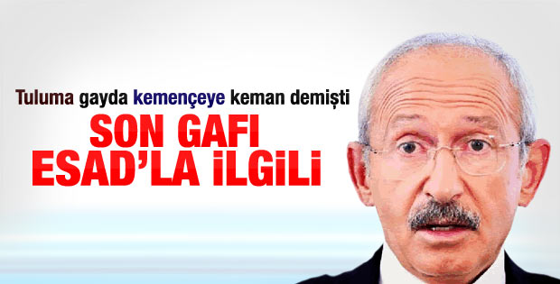 Kemal Kılıçdaroğlu'ndan Saddam gafı