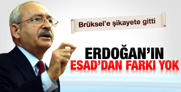 Kemal Kılıçdaroğlu: Erdoğan'ın Esad'dan bir farkı yok