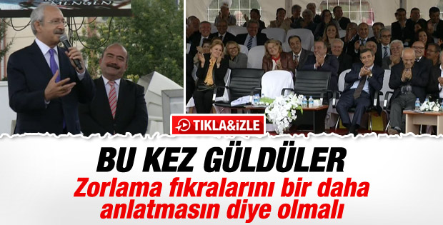Kemal Kılıçdaroğlu Bolu'daki festivalde fıkra anlattı
