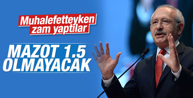 Kılıçdaroğlu CHP'nin seçim bildirgesini açıkladı
