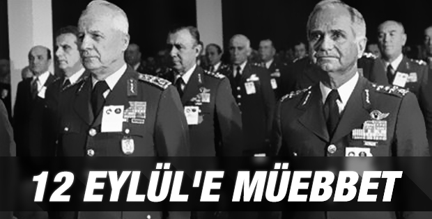 Kenan Evren ve Şahinkaya'ya müebbet
