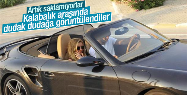 Kenan ile Sinem dudak dudağa