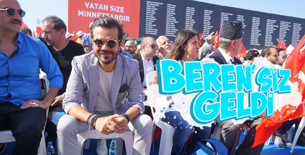 Kenan Doğulu mitinge tek katıldı