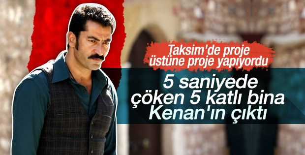Beyoğlu'nda çöken bina Kenan İmirzalıoğlu'nun çıktı