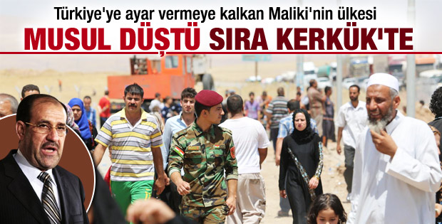 Musul'da halk şehri boşaltıyor Kerkük alarmda