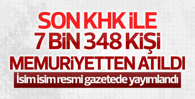 Yeni KHK yayımlandı