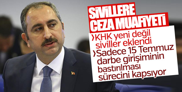 Adalet Bakanı Gül'den KHK eleştirilerine yanıt