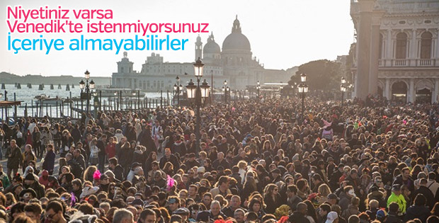 Venedik'e günlük turist kotası geldi