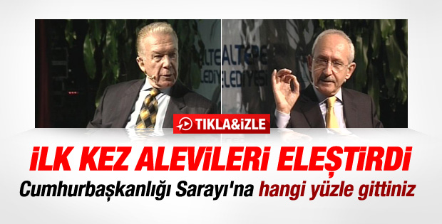 Kılıçdaroğlu ilk kez Alevileri eleştirdi - İzle