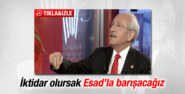Kılıçdaroğlu: Suriye ile barışı sağlayacağız