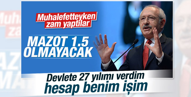 Kılıçdaroğlu Mersin'de konuştu
