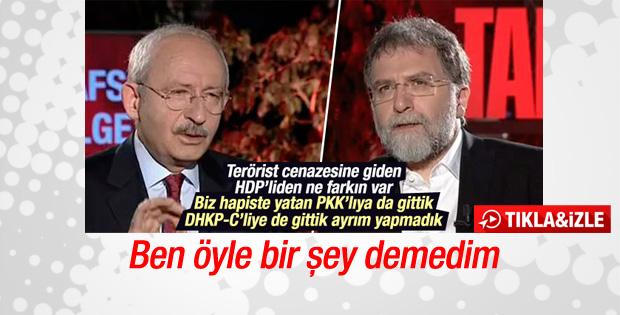 Kılıçdaroğlu canlı yayında kendini yalanladı