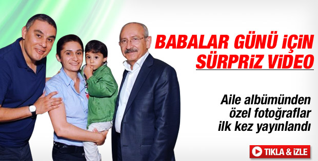 Çocukları Kılıçdaroğlu'na Babalar Günü sürprizi yaptı