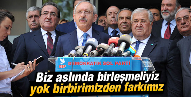 Kılıçdaroğlu'ndan Masum Türker'e: Aslında birleşmeliyiz