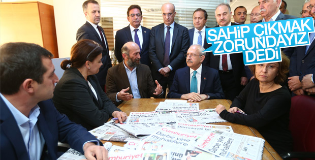Kılıçdaroğlu'ndan Cumhuriyet Gazetesi açıklaması