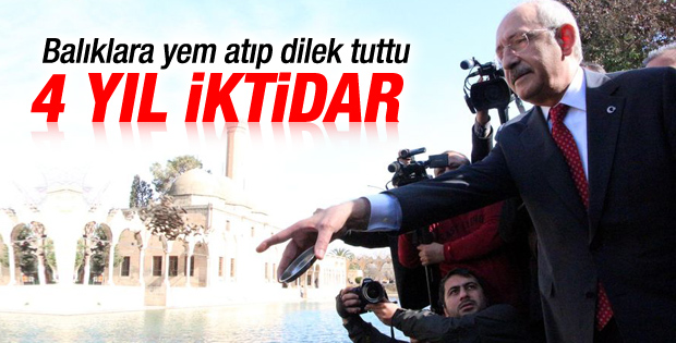 Kılıçdaroğlu Balıklı Göl'de iktidar olmayı diledi