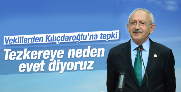 CHP'de tezkere tartışması