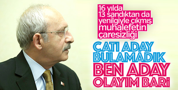 CHP'de Kemal Kılıçdaroğlu'nun adaylığı gündemde