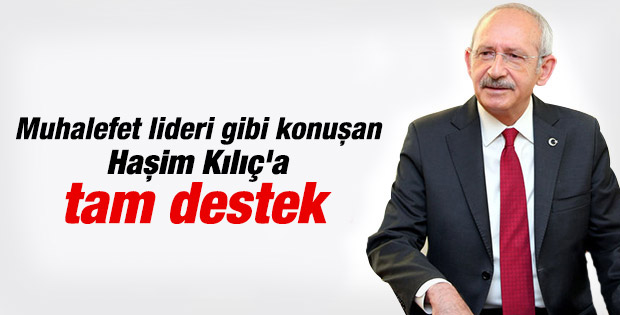 Kılıçdaroğlu'ndan Haşim Kılıç'a destek