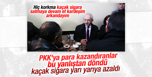 PKK'ya kaçak sigara darbesi