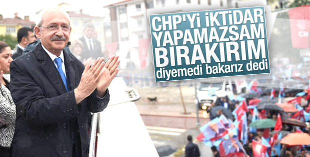 Kılıçdaroğlu istifa sorusunu yine geçiştirdi