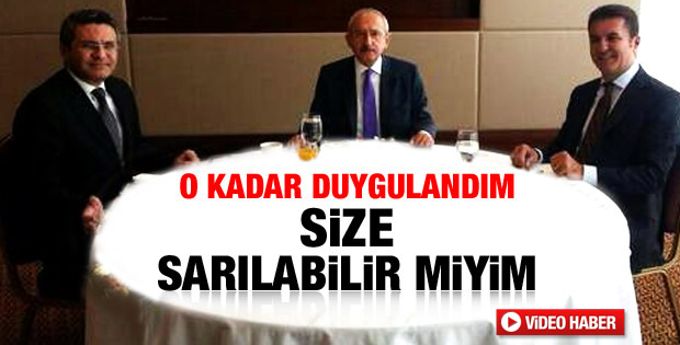 Kılıçdaroğlu ile Sarıgül arasında duygusal konuşma - izle