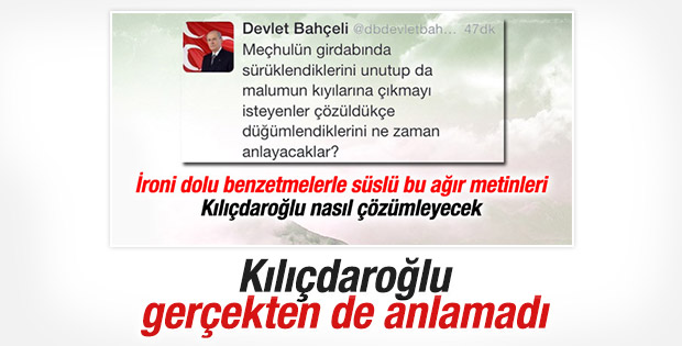 Kılıçdaroğlu kendisini reddeden Bahçeli'ye cevap verdi