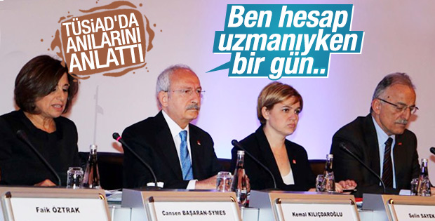 Kılıçdaroğlu hesap uzmanlığı anılarını anlattı