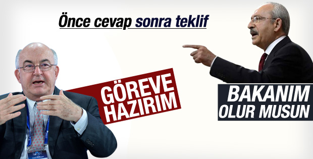 Kemal Derviş Kılıçdaroğlu'nun teklifini kabul etti