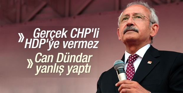 Kılıçdaroğlu: CHP'ye gönül veren HDP'ye oy vermez