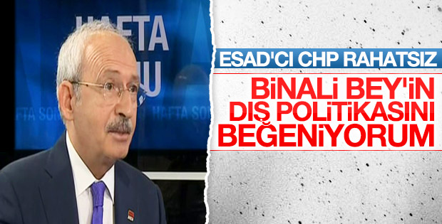 Kılıçdaroğlu Binali Yıldırım döneminden memnun