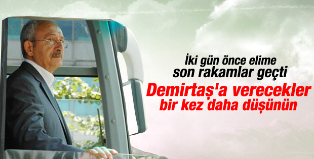 Kılıçdaroğlu'ndan Demirtaş'ın seçmenlerine çağrı