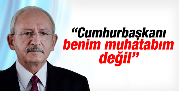 Kılıçdaroğlu Erdoğan'la ilgili soruyu geri çevirdi