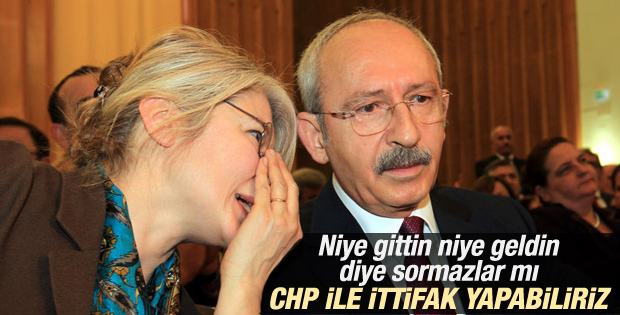 Emine Ülker Tarhan'dan CHP ittifakına yeşil ışık