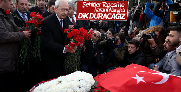 Kılıçdaroğlu Şehitler Tepesi'nde