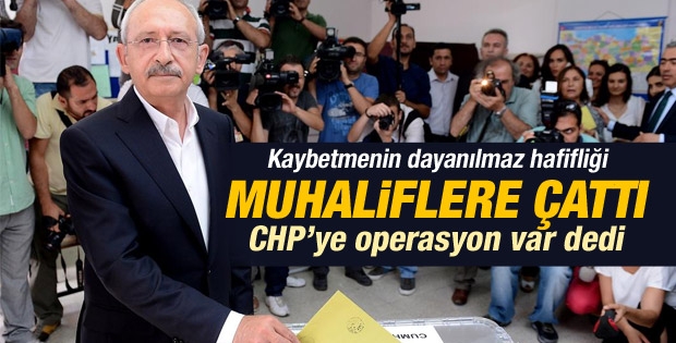Kılıçdaroğlu'ndan muhaliflere: CHP'nin yakasından düşün