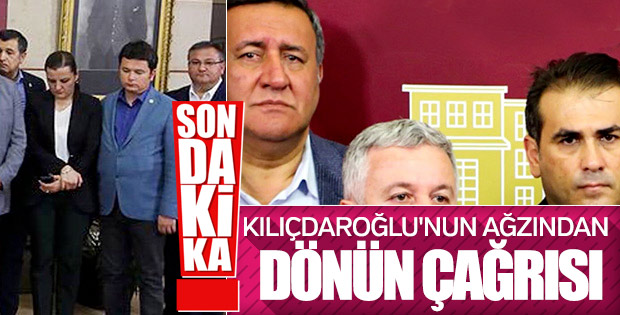 Kılıçdaroğlu 15 milletvekiline dönüş yolunu açtı
