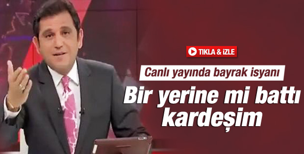 Fatih Portakal'dan bayrak çıkışı: Bir yerine mi battı