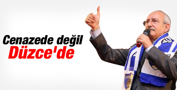 Kemal Kılıçdaroğlu'nun Düzce mitingi konuşması