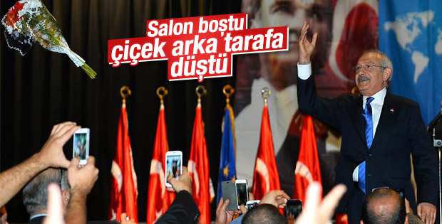 Kılıçdaroğlu'nun katıldığı etkinlikte boş sandalyeler