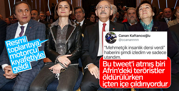 Kaftancıoğlu, CHP'nin toplantısına deri ceketle geldi