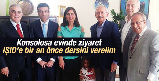 Kılıçdaroğlu Musul Başkonsolosu'nu ziyaret etti