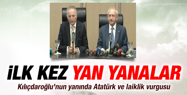 Kılıçdaroğlu ve İhsanoğlu ilk kez yan yana geldi İZLE