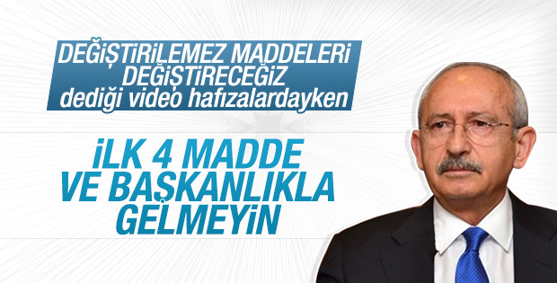 Kemal Kılıçdaroğlu'ndan Anayasa çarkı