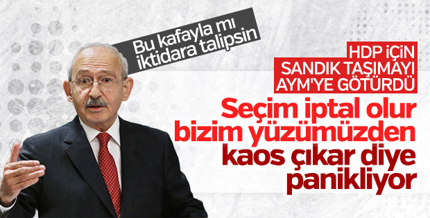 Kılıçdaroğlu, seçimler iptal edilmesin istiyor