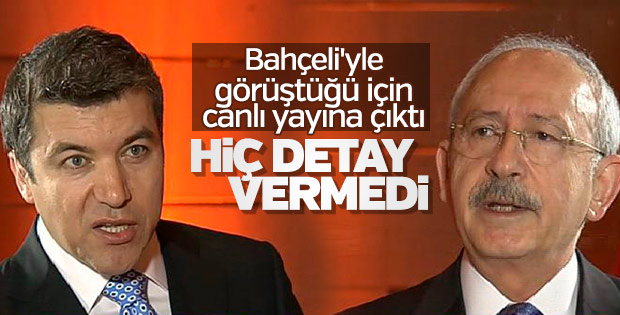 Kılıçdaroğlu Bahçeli'yle görüşmesi hakkında detay vermedi